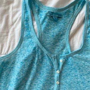 Blue lightweight tank top